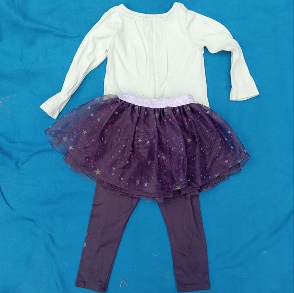 Girls 2T Star Wars Yoda "I'm Kind of a Big Deal" Outfit 4/$15 - Picture 2 of 4